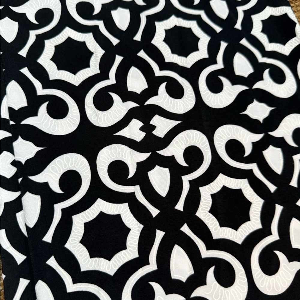 PASSPORT Black and White Patterned Pants, size XL brand new without tag - Picture 2 of 5